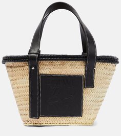 Плетеная сумка-корзина paula&apos;s ibiza Loewe, черный