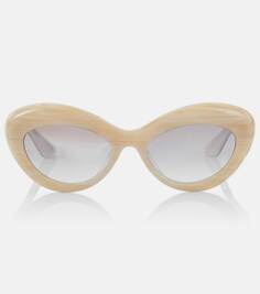 Солнцезащитные очки «кошачий глаз» 1968c из коллаборации с oliver peoples Khaite, белый