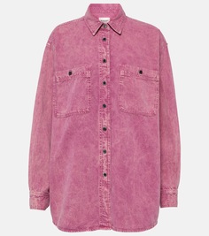 Джинсовая рубашка verane Marant Etoile, розовый