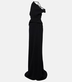 Аспектное платье Maticevski, черный