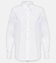 Рубашка raphael из хлопкового поплина Nili Lotan, белый