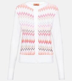 Кардиган с зигзагом Missoni, белый