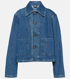 Укороченная джинсовая куртка Polo Ralph Lauren, синий