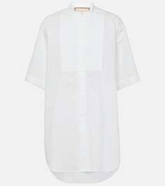 Хлопчатобумажную рубашку Plan C, белый
