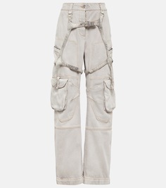 Спортивные брюки карго из хлопкового джерси для стирки Off-White, белый