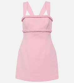 Мини-платье rochelle из крепа Rebecca Vallance, розовый