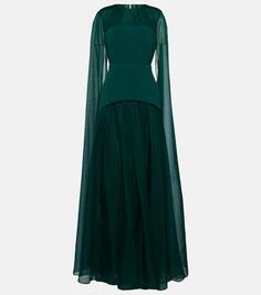 Креповое платье gloria Safiyaa, зеленый