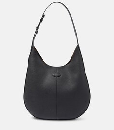 Маленькая кожаная сумка через плечо di bag Tod&apos;S, черный Tod’S