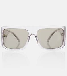 Прямоугольные солнцезащитные очки andre из коллаборации с linda farrow The Attico, серый