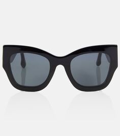 Солнцезащитные очки «кошачий глаз» в форме бабочки Victoria Beckham, черный