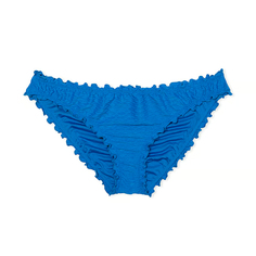 Плавки бикини Victoria&apos;s Secret Swim Mix &amp; Match Ruffle Cheeky Fishnet, синий