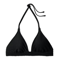 Топ бикини Victoria&apos;s Secret Swim Mix &amp; Match Removable Push-Up Halter Fishnet, черный