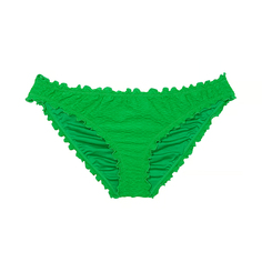 Плавки бикини Victoria&apos;s Secret Swim Mix &amp; Match Ruffle Cheeky Fishnet, зеленый