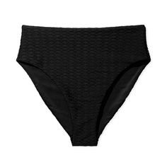 Плавки бикини Victoria&apos;s Secret Swim Mix &amp; Match High-Waist Full-Coverage Fishnet, черный