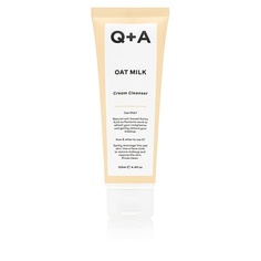 Q+A Очищающее средство с овсяным молочком, увлажняющее очищающее средство для лица для нежного макияжа и удаления загрязнений, 125 мл, Q+A