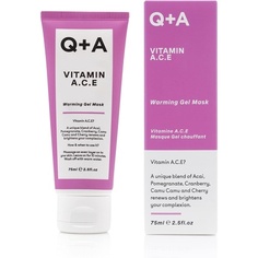 Согревающая гелевая маска с витамином Асе, 75 мл, Q+A