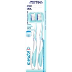 Зубная щетка для защиты десен Gentle, двойная упаковка, 1 шт., Meridol