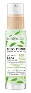 Молочный праймер для защиты микробиома, натуральная основа под макияж матча + пребиотик, 30 мл Bielenda