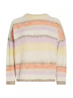Полосатый свитер из смеси альпаки Kieran Xirena, цвет cream sunrise
