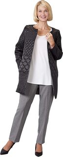 Стеганая двусторонняя куртка больших размеров со съемными рукавами Silverts, цвет Black/Silver