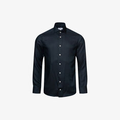 Рубашка из хлопка современного кроя Business Casual Eton, синий