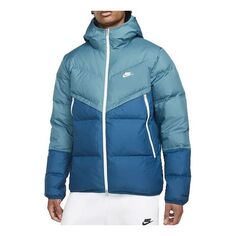 Пуховик Nike As Sportswear Sf Windrunner Hd Jkt &apos;Blue&apos;, синий