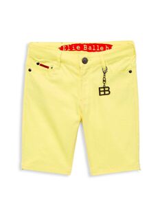 Саржевые шорты для маленьких мальчиков Elie Balleh, желтый