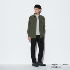 Узкие брюки-чиносы UNIQLO, черный