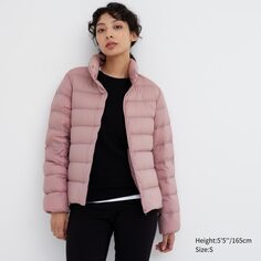 Сверхлегкий пуховик UNIQLO, розовый