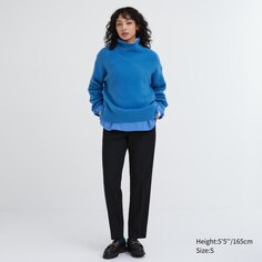 Брюки «умные» длиной по щиколотку (длинные) UNIQLO, черный