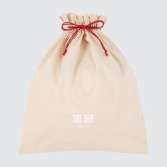 Подарочная сумка (многоразовая сумка) UNIQLO, молочный