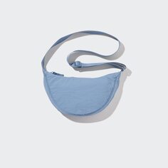 Круглая мини-сумка на плече UNIQLO, синий