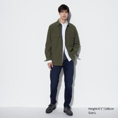 Джинсы ezy ультрастрейч UNIQLO, синий