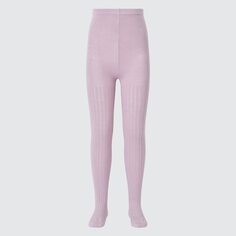Трикотажные термальные колготки для девочек heattech glitter UNIQLO, розовый