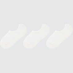 Очень короткие носки (спортивные, 3 пары) UNIQLO, белый