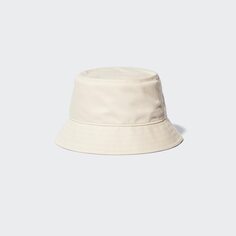 Шляпа-ведро с УФ-разрезом UNIQLO, молочный