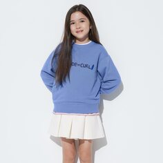 Мини-юбка GIRLS Dry Sweat UNIQLO, молочный