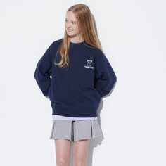 Мини-юбка GIRLS Dry Sweat UNIQLO, серый