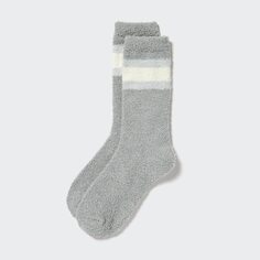 Носки Heattech (мягкие, пушистые) UNIQLO, серый