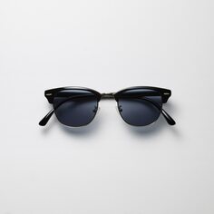 Солнцезащитные очки browline с защитой от ультрафиолета UNIQLO, черный