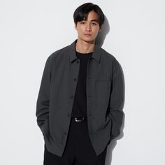 Куртка-рубашка miracle air (airsense) — можно носить с брюками UNIQLO, темно-серый