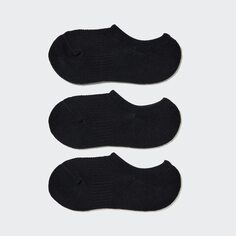 Очень короткие носки (3 пары/спортивные) UNIQLO, черный