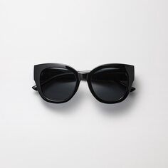 Большие квадратные солнцезащитные очки UNIQLO, черный