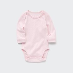 Боди (хвост/длинный рукав) UNIQLO, розовый