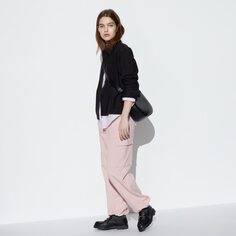 Спортивные брюки-карго (стандартная длина 68-70см) UNIQLO, розовый