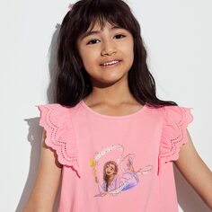 Футболка MAGIC FOR ALL Girls Collection UT Graphic (короткий рукав) UNIQLO, розовый