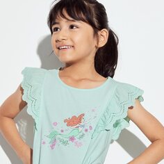 Футболка MAGIC FOR ALL Girls Collection UT Graphic (короткий рукав) UNIQLO, светло-зеленый