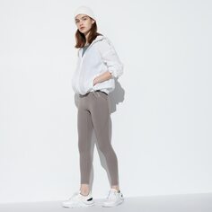 Ультра-эластичные леггинсы Airism с защитой от ультрафиолета UNIQLO, коричневый