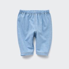 Леггинсы свободного кроя (под джинсовую ткань, длина три четверти) UNIQLO, синий