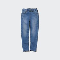 Ультраэластичные мягкие джинсы (без молнии). UNIQLO, синий
